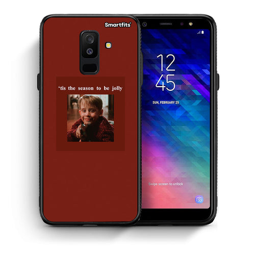 Θήκη Samsung A6+ 2018 Xmas Ultimate Spirit από τη Smartfits με σχέδιο στο πίσω μέρος και μαύρο περίβλημα | Samsung A6+ 2018 Xmas Ultimate Spirit case with colorful back and black bezels