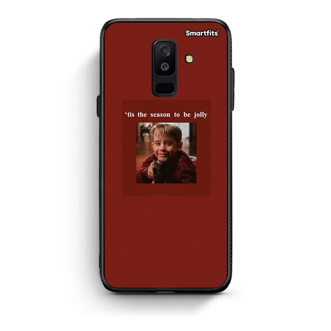 samsung A6 Plus Xmas Ultimate Spirit θήκη από τη Smartfits με σχέδιο στο πίσω μέρος και μαύρο περίβλημα | Smartphone case with colorful back and black bezels by Smartfits