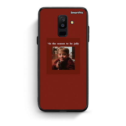 samsung A6 Plus Xmas Ultimate Spirit θήκη από τη Smartfits με σχέδιο στο πίσω μέρος και μαύρο περίβλημα | Smartphone case with colorful back and black bezels by Smartfits