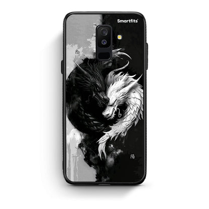 samsung A6 Plus Yin Yang Θήκη από τη Smartfits με σχέδιο στο πίσω μέρος και μαύρο περίβλημα | Smartphone case with colorful back and black bezels by Smartfits