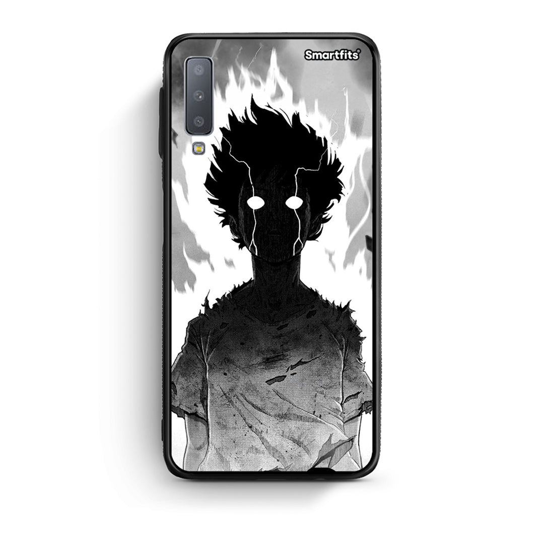 samsung A7 Anime Boy Θήκη από τη Smartfits με σχέδιο στο πίσω μέρος και μαύρο περίβλημα | Smartphone case with colorful back and black bezels by Smartfits