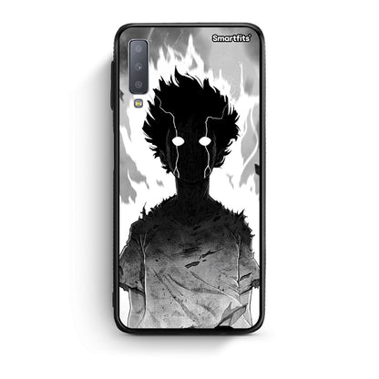 samsung A7 Anime Boy Θήκη από τη Smartfits με σχέδιο στο πίσω μέρος και μαύρο περίβλημα | Smartphone case with colorful back and black bezels by Smartfits