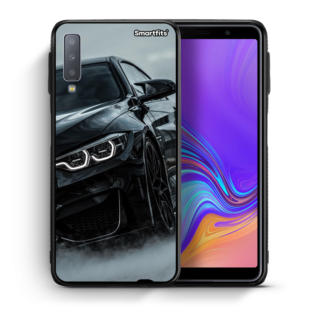 Θήκη Samsung A7 2018 Black BMW από τη Smartfits με σχέδιο στο πίσω μέρος και μαύρο περίβλημα | Samsung A7 2018 Black BMW case with colorful back and black bezels