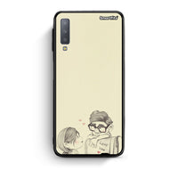 Thumbnail for samsung A7 Carl And Ellie θήκη από τη Smartfits με σχέδιο στο πίσω μέρος και μαύρο περίβλημα | Smartphone case with colorful back and black bezels by Smartfits