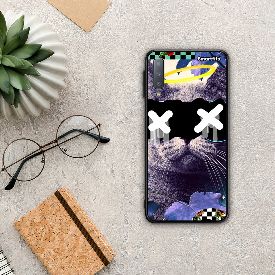 Cat Collage - Samsung Galaxy A7 2018 θήκη