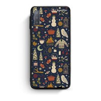 Thumbnail for samsung A7 Christmas Elements θήκη από τη Smartfits με σχέδιο στο πίσω μέρος και μαύρο περίβλημα | Smartphone case with colorful back and black bezels by Smartfits
