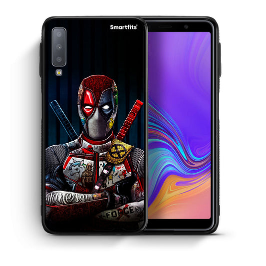 Θήκη Samsung A7 2018 Funny Guy από τη Smartfits με σχέδιο στο πίσω μέρος και μαύρο περίβλημα | Samsung A7 2018 Funny Guy case with colorful back and black bezels