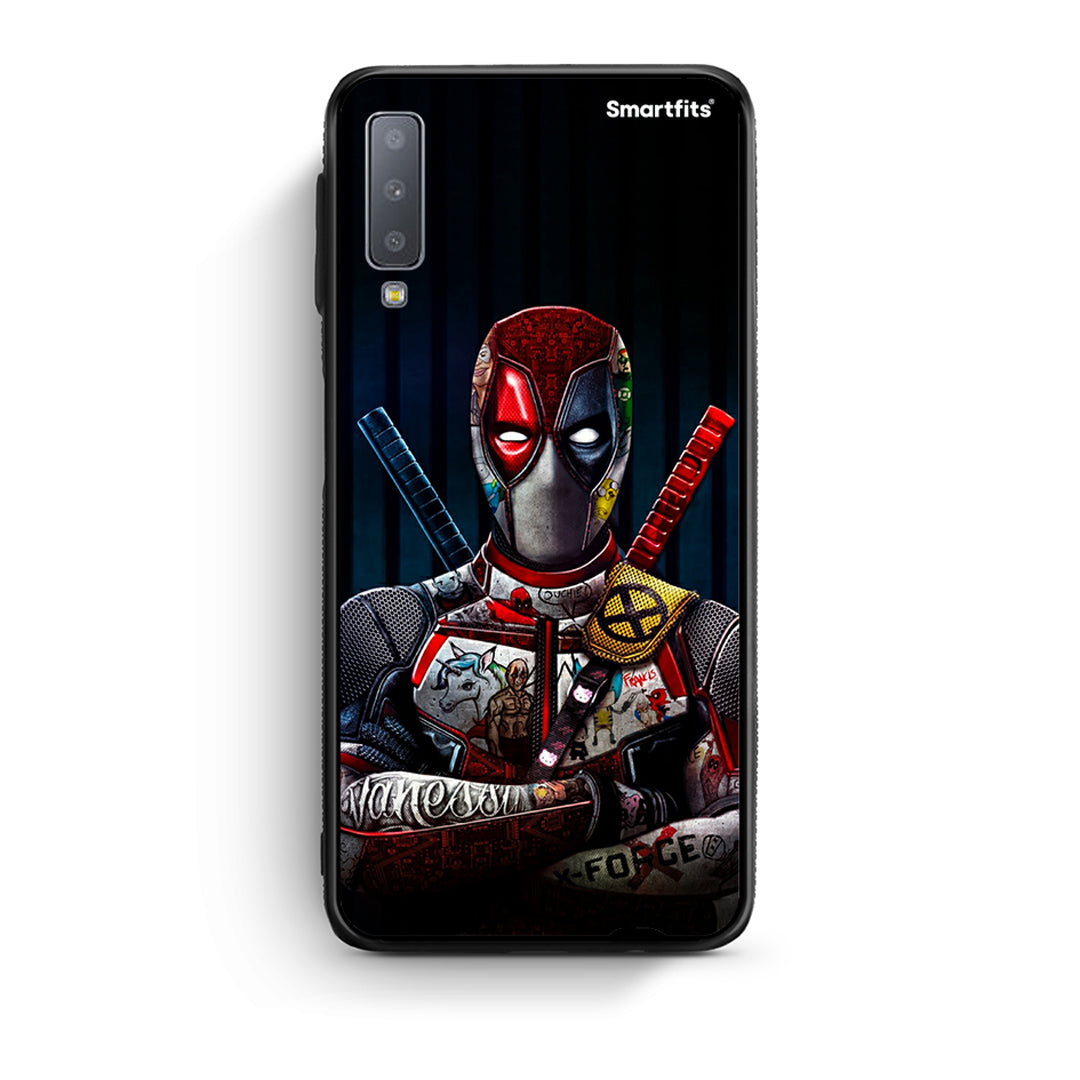 samsung A7 Funny Guy θήκη από τη Smartfits με σχέδιο στο πίσω μέρος και μαύρο περίβλημα | Smartphone case with colorful back and black bezels by Smartfits