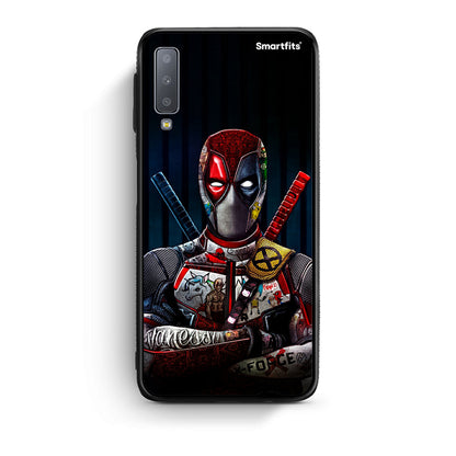 samsung A7 Funny Guy θήκη από τη Smartfits με σχέδιο στο πίσω μέρος και μαύρο περίβλημα | Smartphone case with colorful back and black bezels by Smartfits