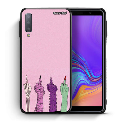 Θήκη Samsung A7 2018 Halloween Be A Lady από τη Smartfits με σχέδιο στο πίσω μέρος και μαύρο περίβλημα | Samsung A7 2018 Halloween Be A Lady case with colorful back and black bezels