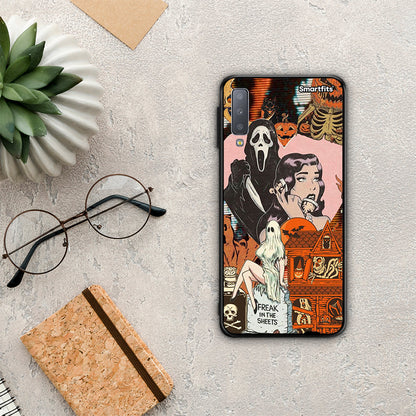 Halloween Collage - Samsung Galaxy A7 2018 θήκη