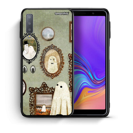 Θήκη Samsung A7 2018 Halloween Ghost Season από τη Smartfits με σχέδιο στο πίσω μέρος και μαύρο περίβλημα | Samsung A7 2018 Halloween Ghost Season case with colorful back and black bezels