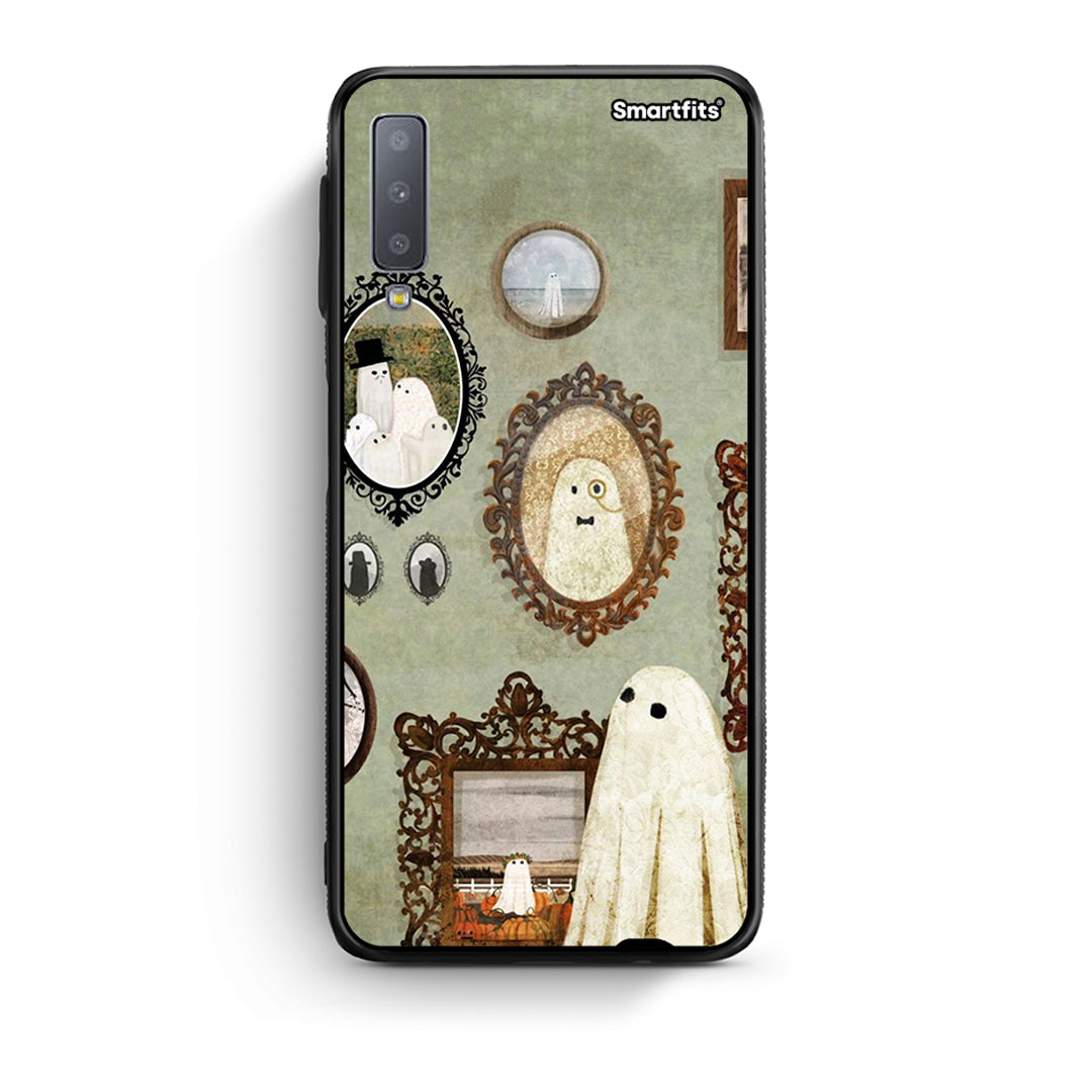 samsung A7 Halloween Ghost Season Θήκη από τη Smartfits με σχέδιο στο πίσω μέρος και μαύρο περίβλημα | Smartphone case with colorful back and black bezels by Smartfits
