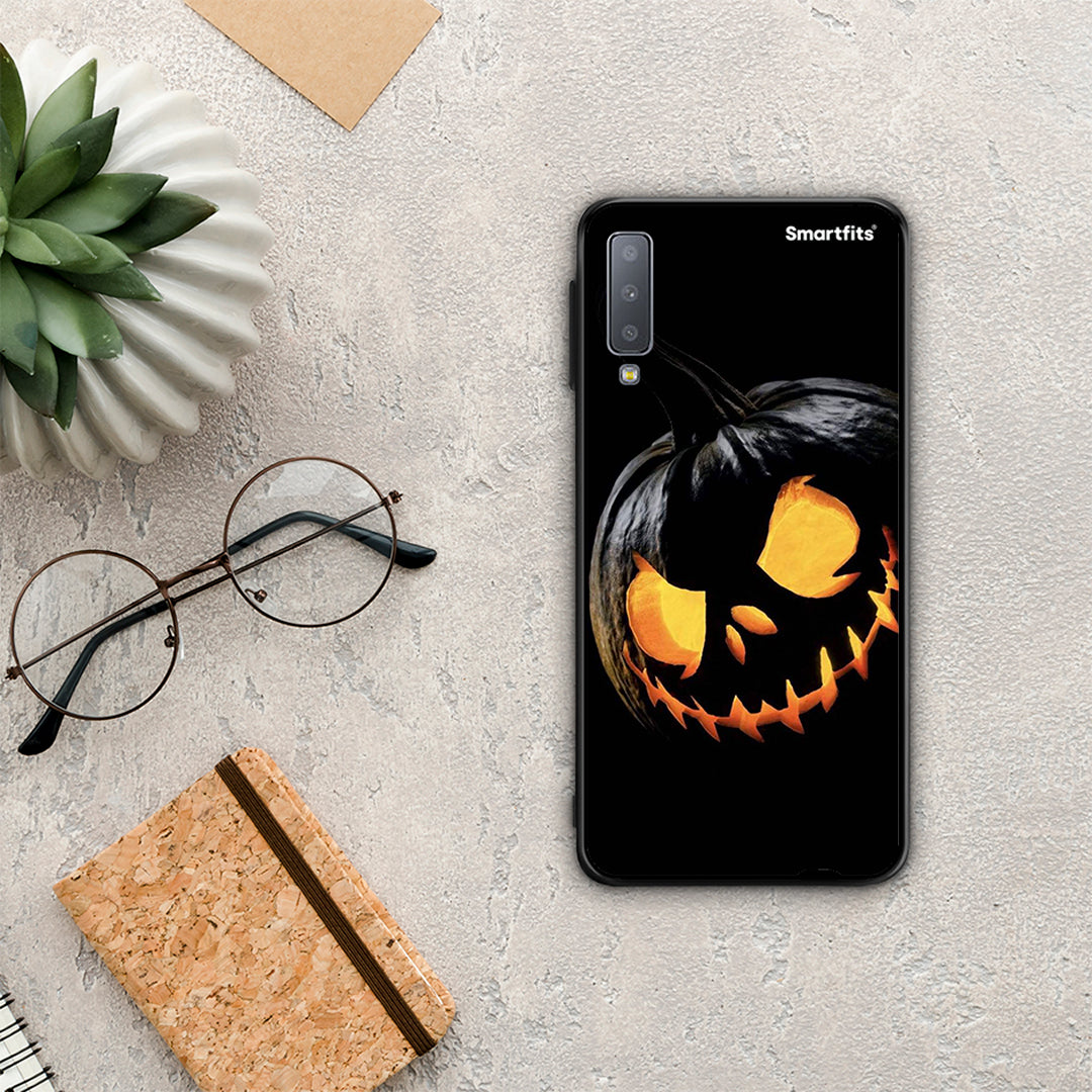 Halloween Scary Pumpkin - Samsung Galaxy A7 2018 θήκη