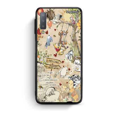 samsung A7 Happy Friends θήκη από τη Smartfits με σχέδιο στο πίσω μέρος και μαύρο περίβλημα | Smartphone case with colorful back and black bezels by Smartfits