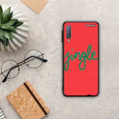 Jingle Xmas - Samsung Galaxy A7 2018 θήκη