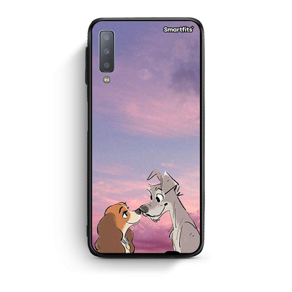 samsung A7 Lady And Tramp θήκη από τη Smartfits με σχέδιο στο πίσω μέρος και μαύρο περίβλημα | Smartphone case with colorful back and black bezels by Smartfits