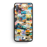Thumbnail for samsung A7 Live To Travel θήκη από τη Smartfits με σχέδιο στο πίσω μέρος και μαύρο περίβλημα | Smartphone case with colorful back and black bezels by Smartfits