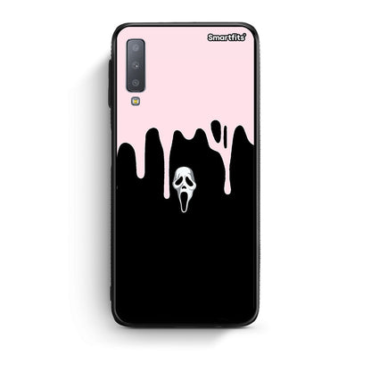 samsung A7 Melting Halloween Mask Θήκη από τη Smartfits με σχέδιο στο πίσω μέρος και μαύρο περίβλημα | Smartphone case with colorful back and black bezels by Smartfits