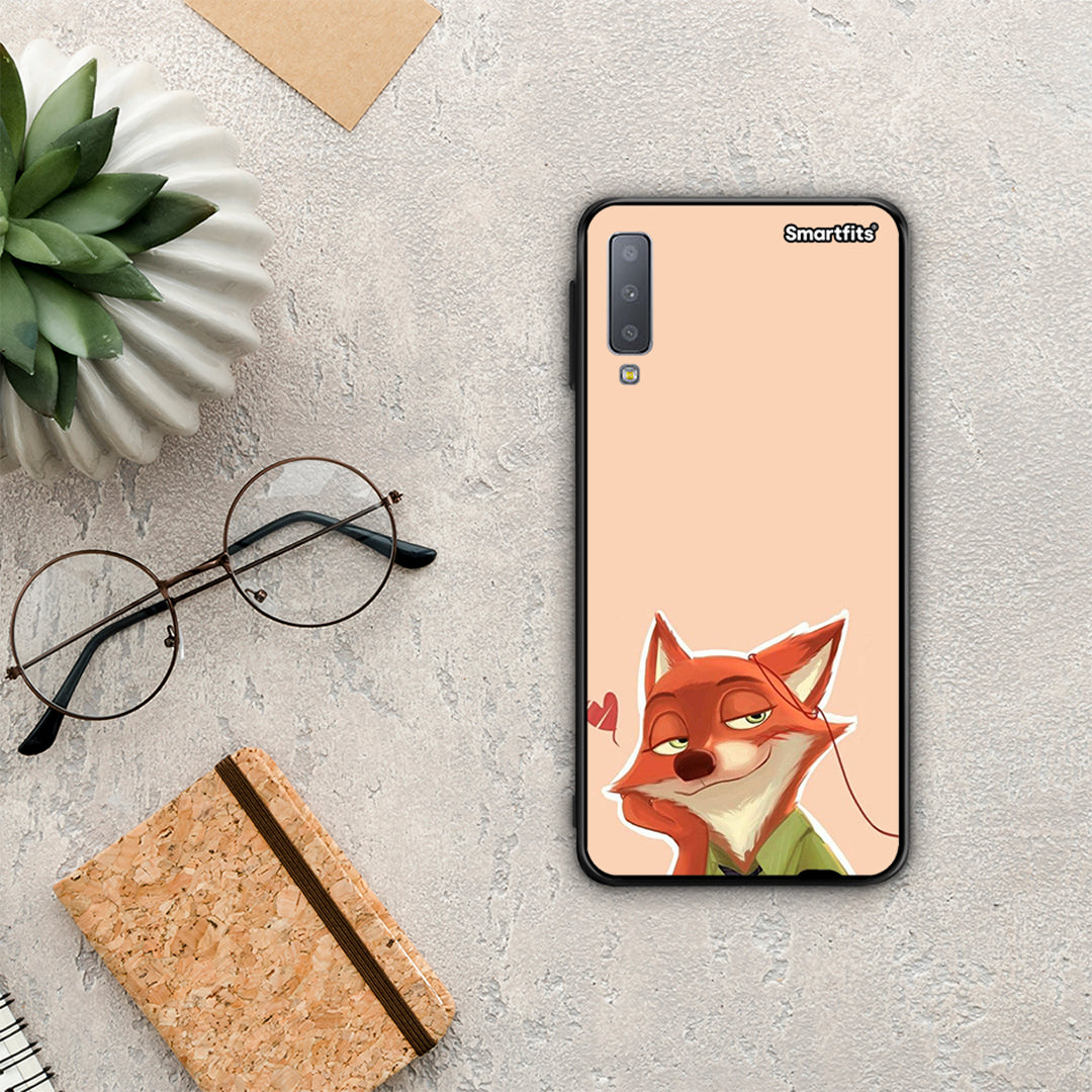 Nick Wilde And Judy Hopps Love 1 - Samsung Galaxy A7 2018 θήκη