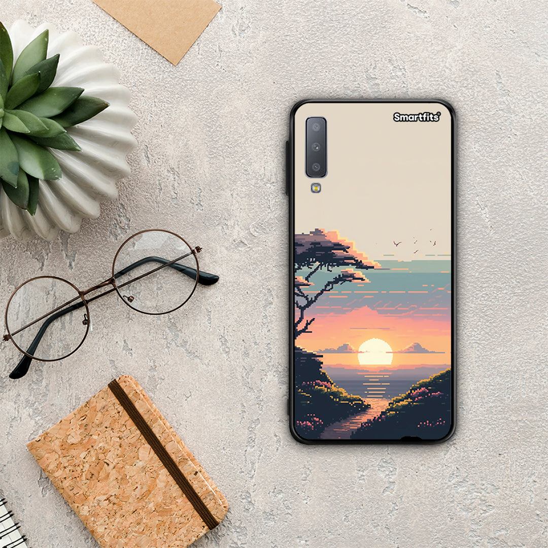 Pixel Sunset - Samsung Galaxy A7 2018 θήκη