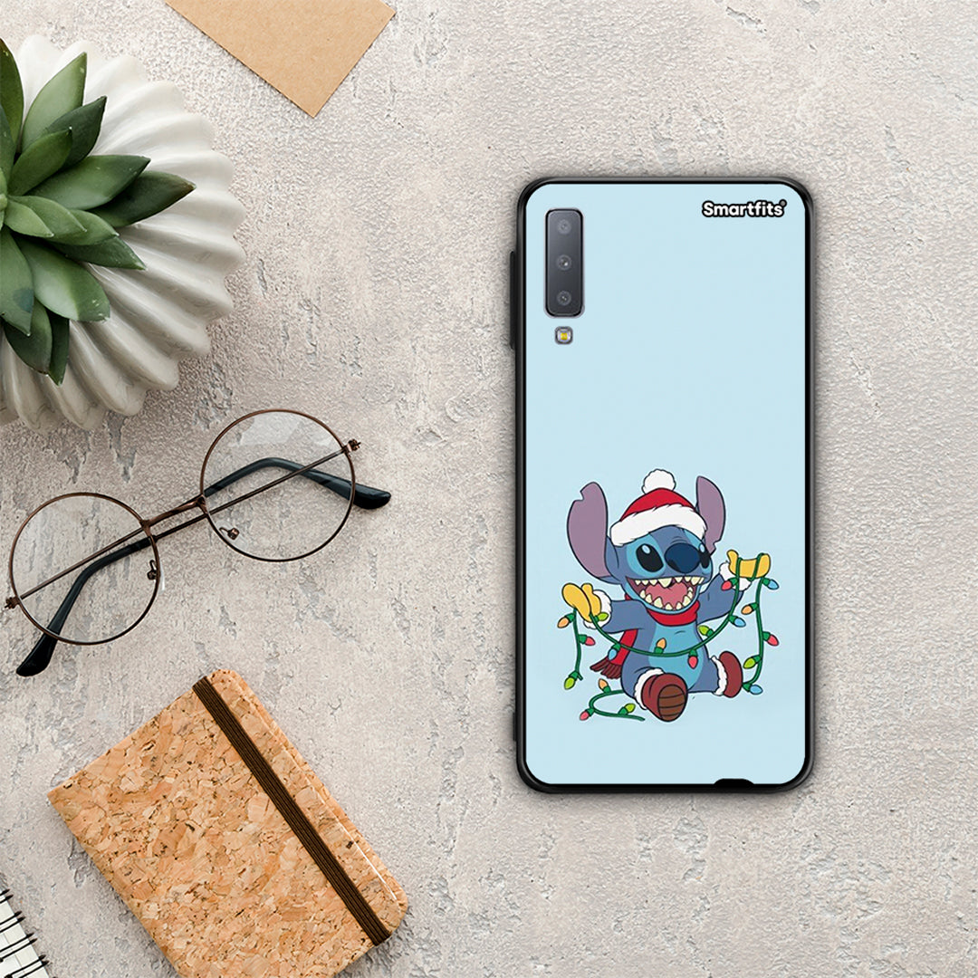 Santa Stich - Samsung Galaxy A7 2018 θήκη