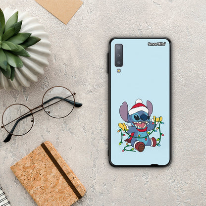 Santa Stich - Samsung Galaxy A7 2018 θήκη