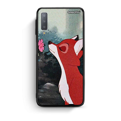 samsung A7 Tod And Vixey Love 2 θήκη από τη Smartfits με σχέδιο στο πίσω μέρος και μαύρο περίβλημα | Smartphone case with colorful back and black bezels by Smartfits