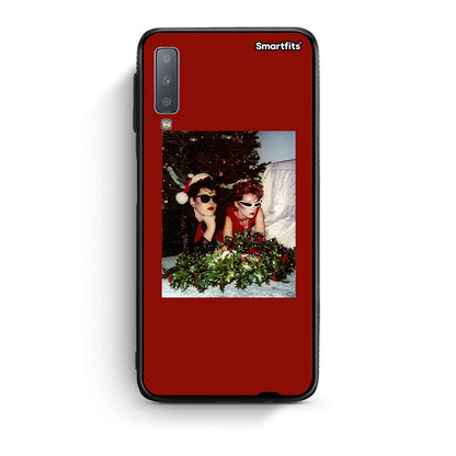 samsung A7 Waiting For Xmas θήκη από τη Smartfits με σχέδιο στο πίσω μέρος και μαύρο περίβλημα | Smartphone case with colorful back and black bezels by Smartfits