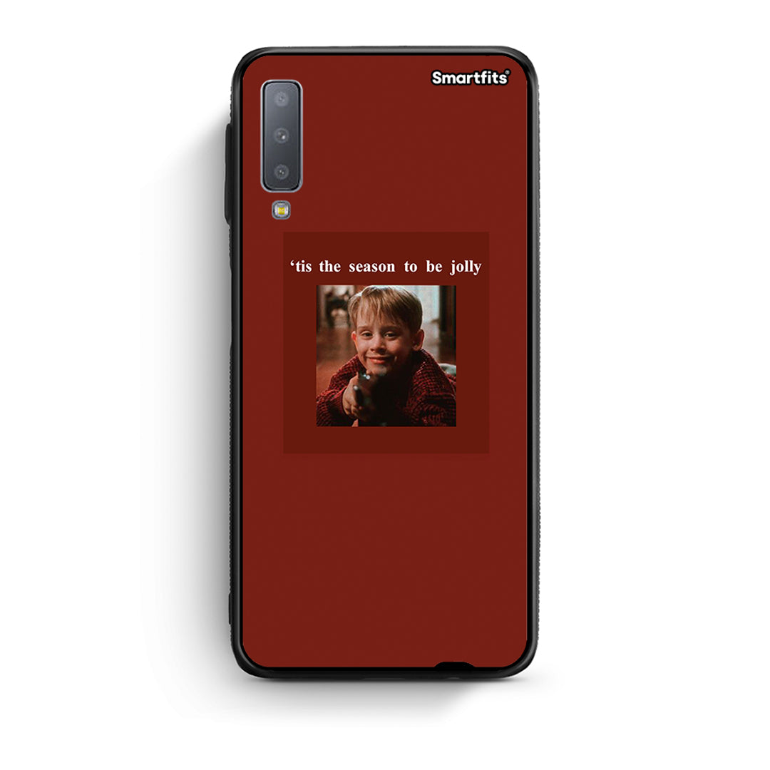 samsung A7 Xmas Ultimate Spirit θήκη από τη Smartfits με σχέδιο στο πίσω μέρος και μαύρο περίβλημα | Smartphone case with colorful back and black bezels by Smartfits