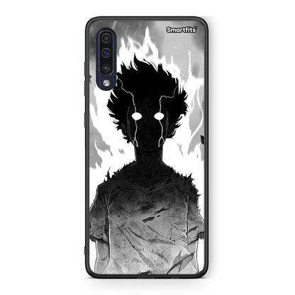 Samsung A70 Anime Boy Θήκη από τη Smartfits με σχέδιο στο πίσω μέρος και μαύρο περίβλημα | Smartphone case with colorful back and black bezels by Smartfits