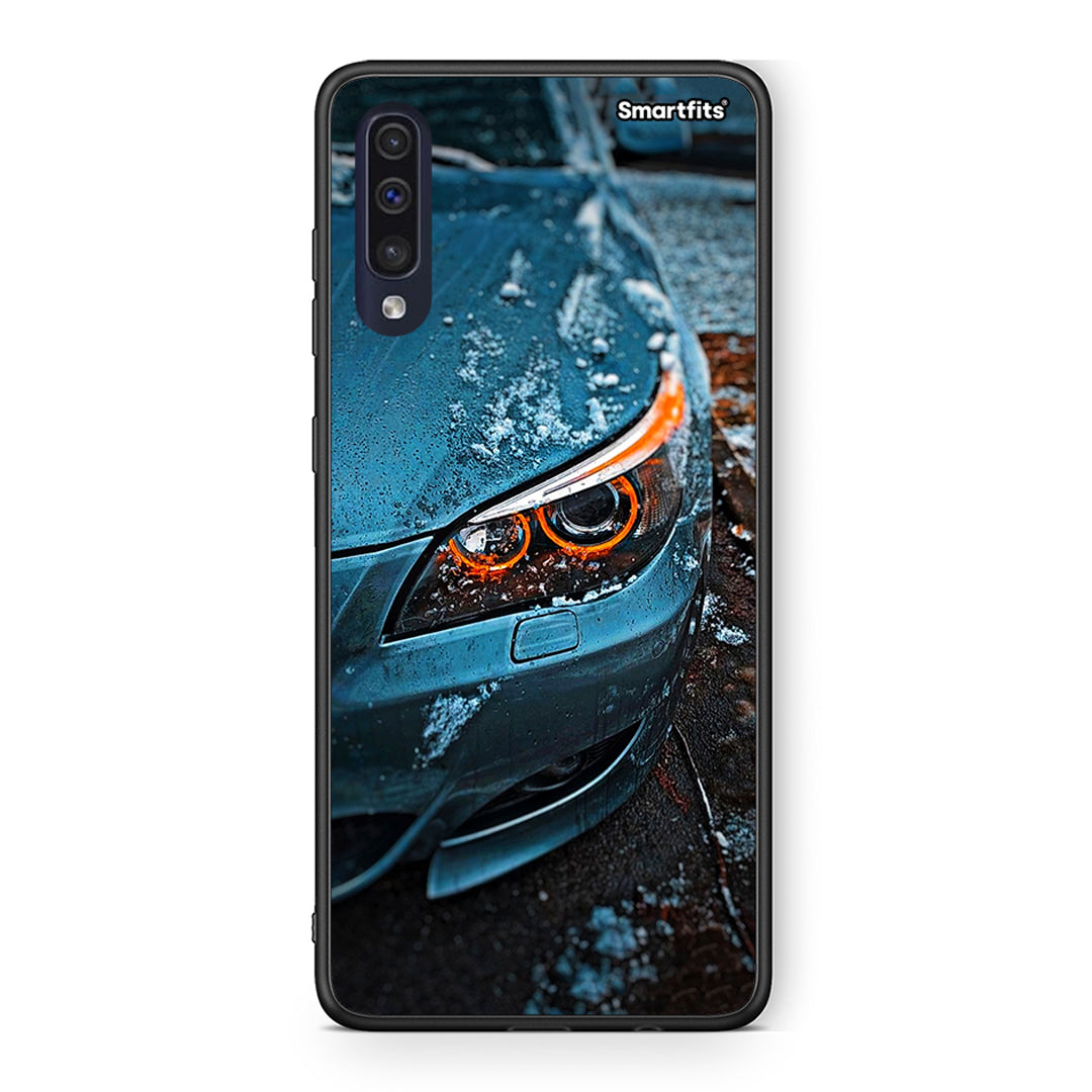 Samsung A70 Bmw E60 Θήκη από τη Smartfits με σχέδιο στο πίσω μέρος και μαύρο περίβλημα | Smartphone case with colorful back and black bezels by Smartfits