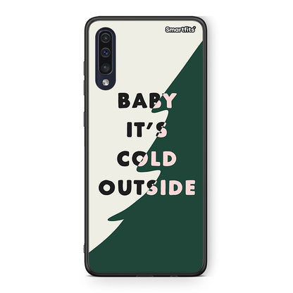 Samsung A70 Cold Outside θήκη από τη Smartfits με σχέδιο στο πίσω μέρος και μαύρο περίβλημα | Smartphone case with colorful back and black bezels by Smartfits