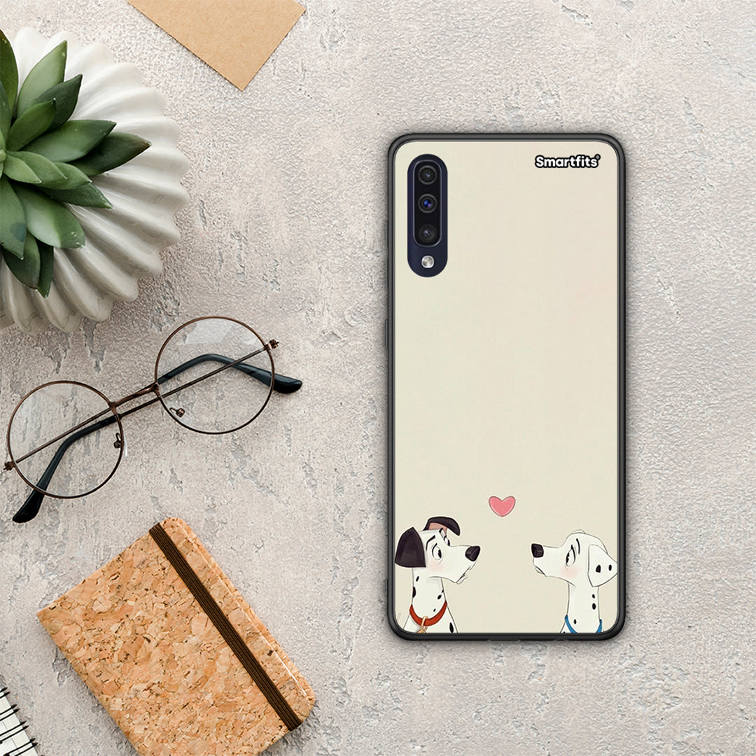 Dalmatians Love - Samsung Galaxy A70 θήκη