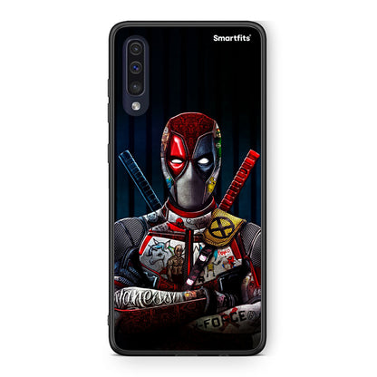 Samsung A70 Funny Guy θήκη από τη Smartfits με σχέδιο στο πίσω μέρος και μαύρο περίβλημα | Smartphone case with colorful back and black bezels by Smartfits