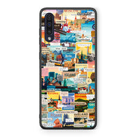Thumbnail for Samsung A70 Live To Travel θήκη από τη Smartfits με σχέδιο στο πίσω μέρος και μαύρο περίβλημα | Smartphone case with colorful back and black bezels by Smartfits