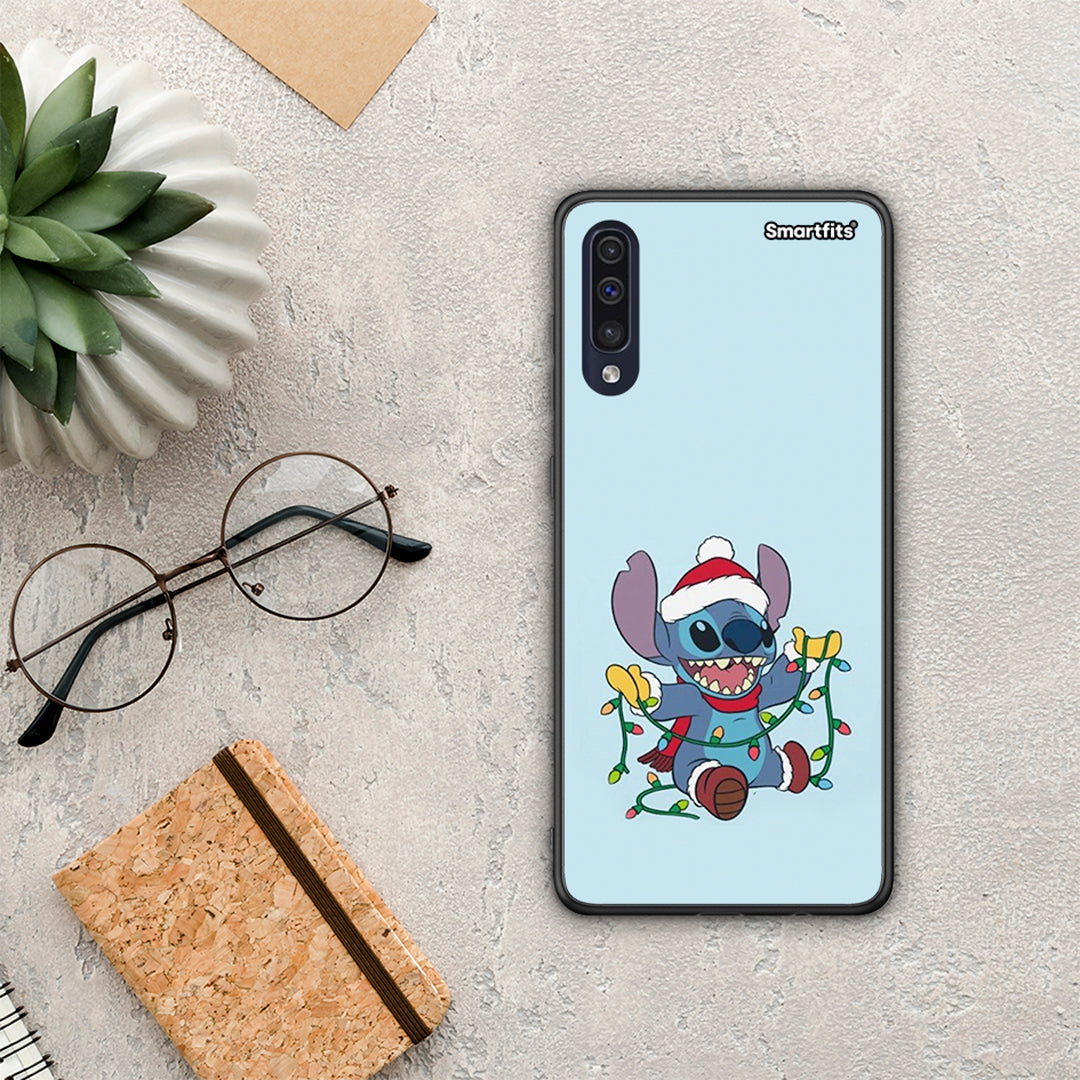 Santa Stich - Samsung Galaxy A70 θήκη
