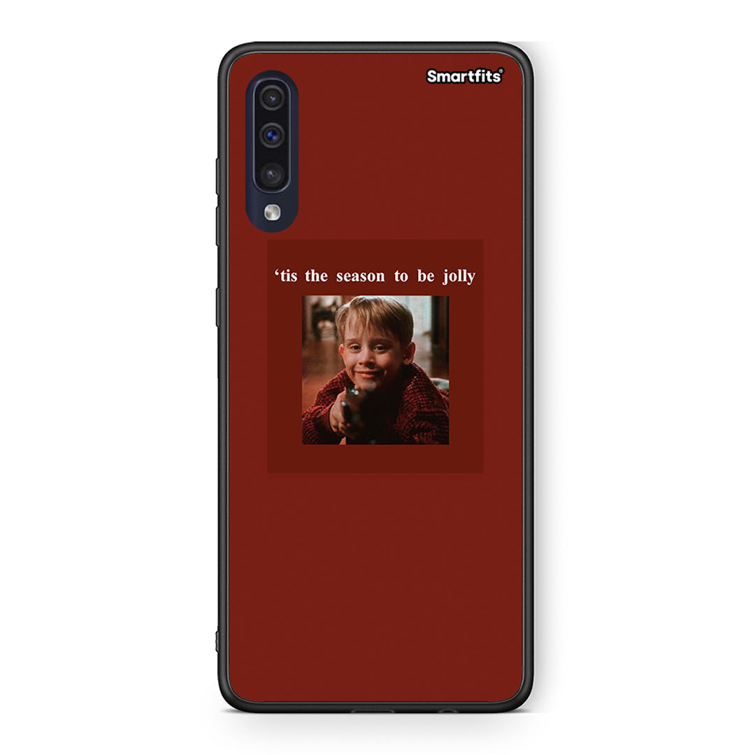 Samsung A70 Xmas Ultimate Spirit θήκη από τη Smartfits με σχέδιο στο πίσω μέρος και μαύρο περίβλημα | Smartphone case with colorful back and black bezels by Smartfits