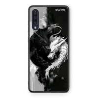 Thumbnail for Samsung A70 Yin Yang Θήκη από τη Smartfits με σχέδιο στο πίσω μέρος και μαύρο περίβλημα | Smartphone case with colorful back and black bezels by Smartfits