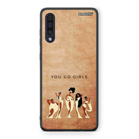 Thumbnail for Samsung A70 You Go Girl θήκη από τη Smartfits με σχέδιο στο πίσω μέρος και μαύρο περίβλημα | Smartphone case with colorful back and black bezels by Smartfits
