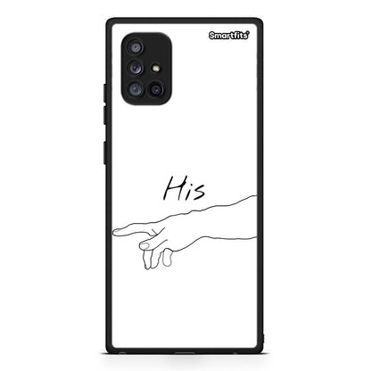 Samsung Galaxy A71 5G Aeshetic Love 2 Θήκη Αγίου Βαλεντίνου από τη Smartfits με σχέδιο στο πίσω μέρος και μαύρο περίβλημα | Smartphone case with colorful back and black bezels by Smartfits