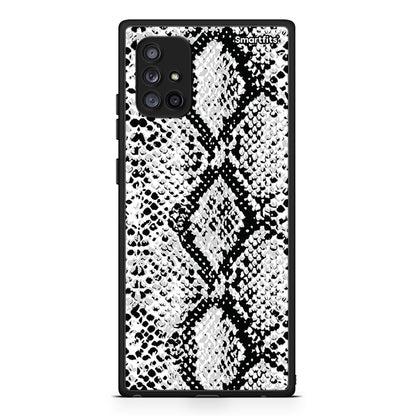 24 - Samsung Galaxy A71 5G White Snake Animal case, cover, bumper