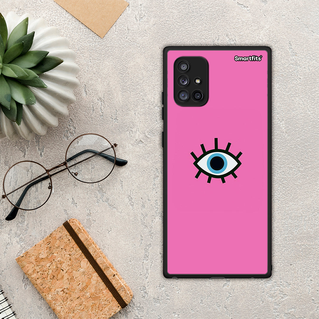 Blue Eye Pink - Samsung Galaxy A71 5G θήκη