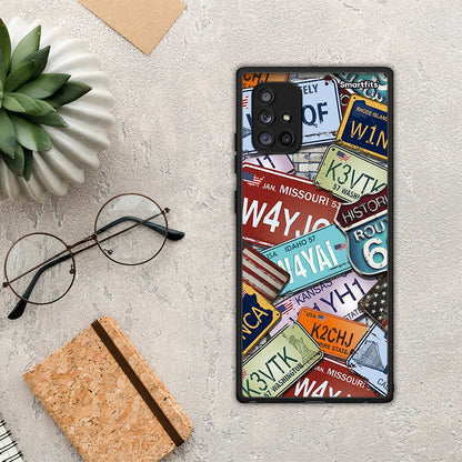 Car Plates - Samsung Galaxy A71 5G θήκη