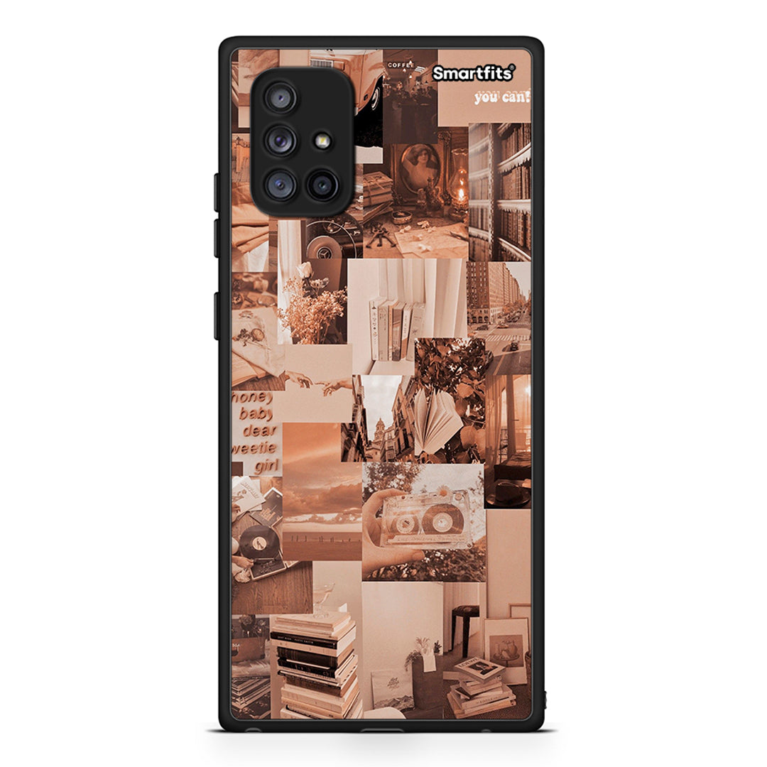 Samsung Galaxy A71 5G Collage You Can Θήκη Αγίου Βαλεντίνου από τη Smartfits με σχέδιο στο πίσω μέρος και μαύρο περίβλημα | Smartphone case with colorful back and black bezels by Smartfits