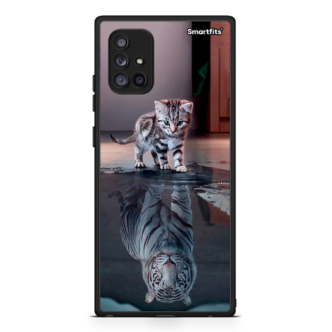 4 - Samsung Galaxy A71 5G Tiger Cute case, cover, bumper