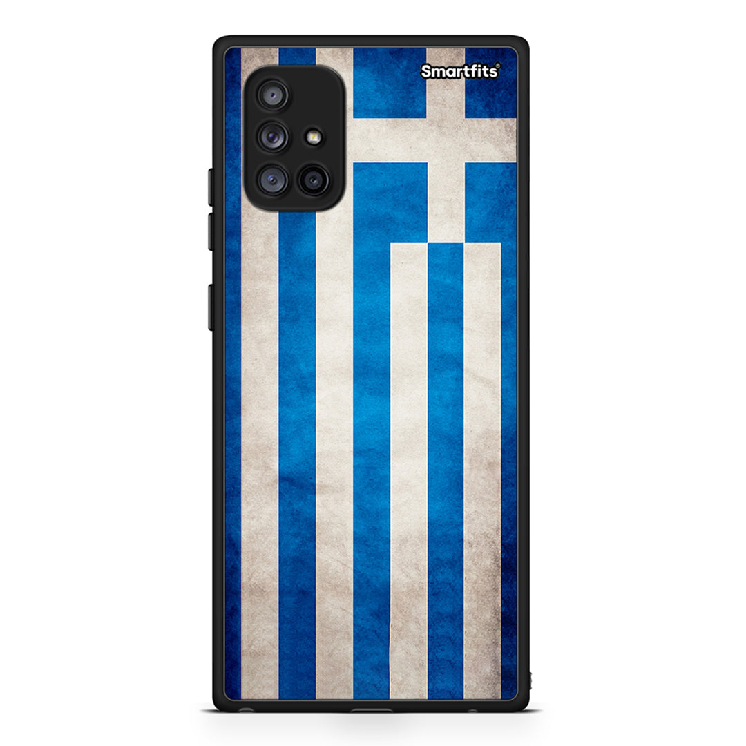 4 - Samsung Galaxy A71 5G Greeek Flag case, cover, bumper