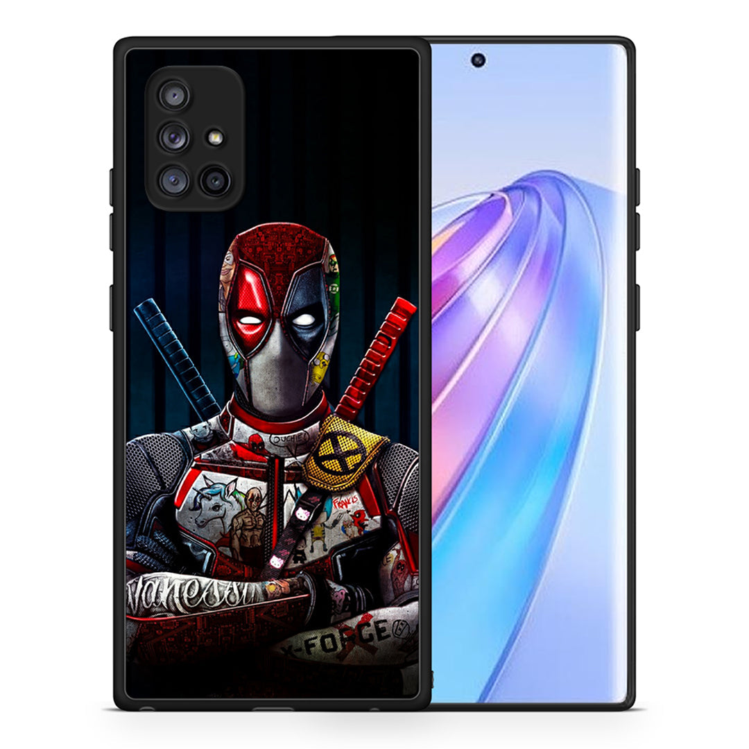 Θήκη Samsung Galaxy A71 5G Funny Guy από τη Smartfits με σχέδιο στο πίσω μέρος και μαύρο περίβλημα | Samsung Galaxy A71 5G Funny Guy case with colorful back and black bezels