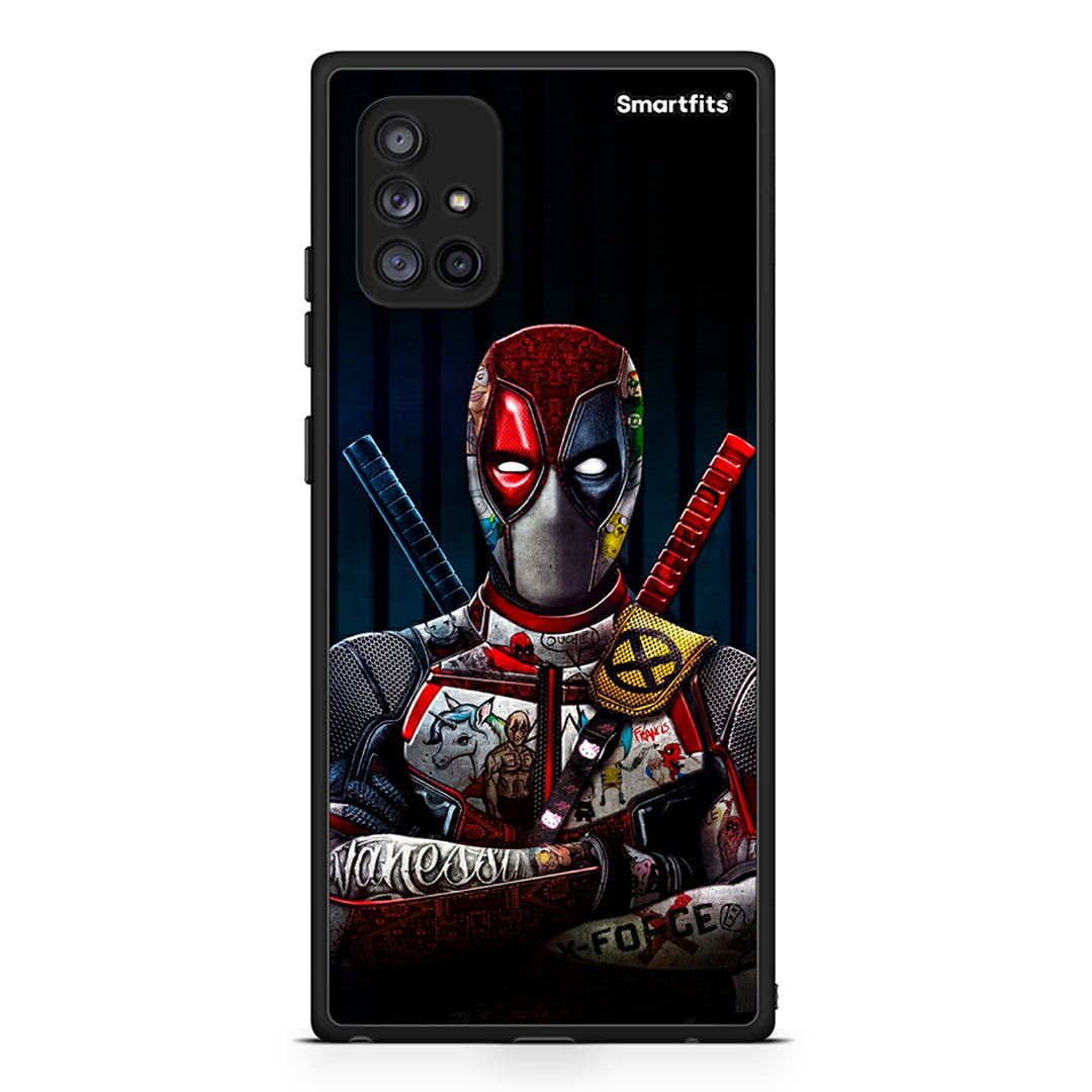 Samsung Galaxy A71 5G Funny Guy θήκη από τη Smartfits με σχέδιο στο πίσω μέρος και μαύρο περίβλημα | Smartphone case with colorful back and black bezels by Smartfits