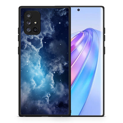 Θήκη Samsung Galaxy A71 5G Blue Sky Galaxy από τη Smartfits με σχέδιο στο πίσω μέρος και μαύρο περίβλημα | Samsung Galaxy A71 5G Blue Sky Galaxy case with colorful back and black bezels
